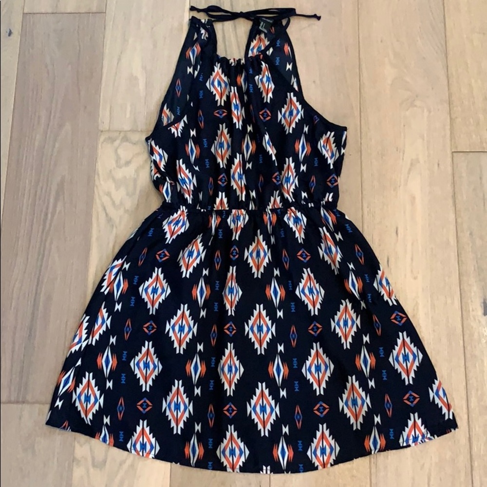 Ikat Print Sundress